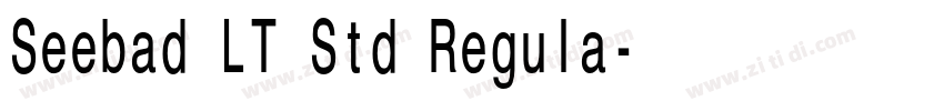 Seebad LT Std Regula字体转换